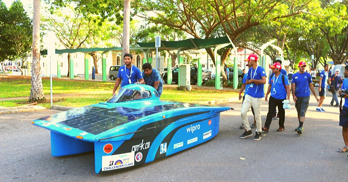 B’luru Students’ Carbon Fiber Solar Car to Represent India in 4000 Km Race!