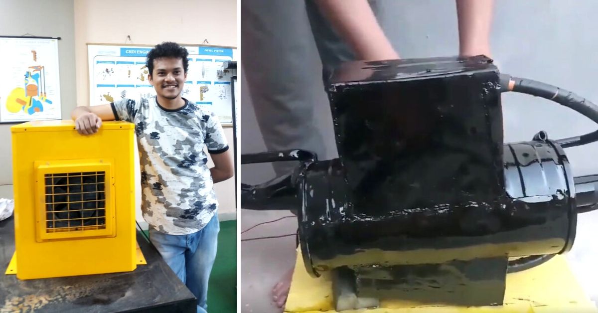B’luru Student’s Innovation Filters Soot From 1 Crore Litres of Polluted Air In a Day!