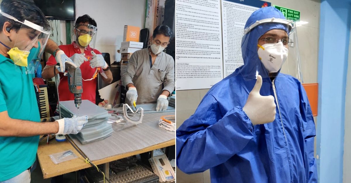 COVID-19: Mumbai Brothers 3D Print Face Shields for Docs; Supply 5000 Units in 7 Days