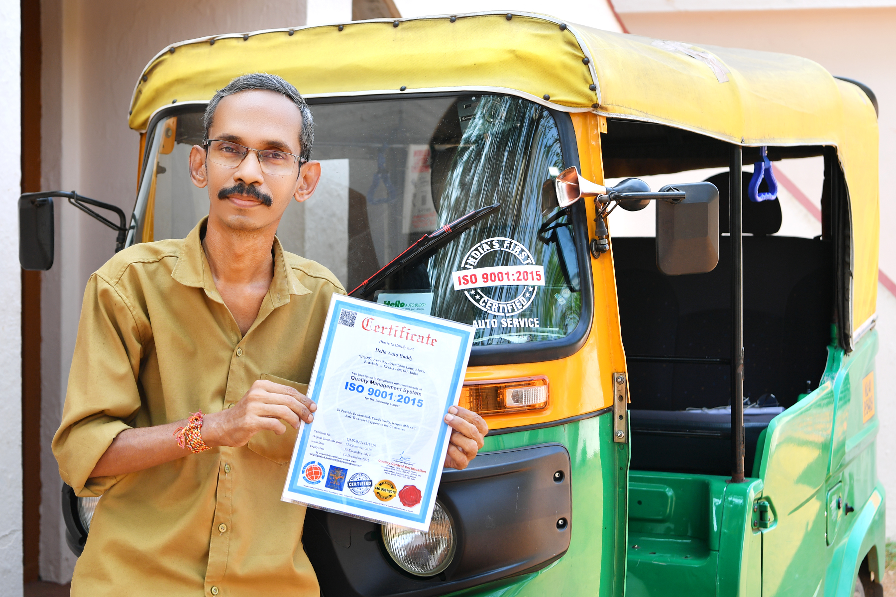 How This Kerala Man Became India's 1st ISO Certified Auto Driver