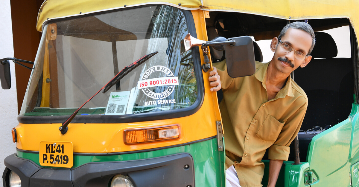 How This Specially-Abled Kerala Man Became India’s 1st ISO Certified Auto Driver