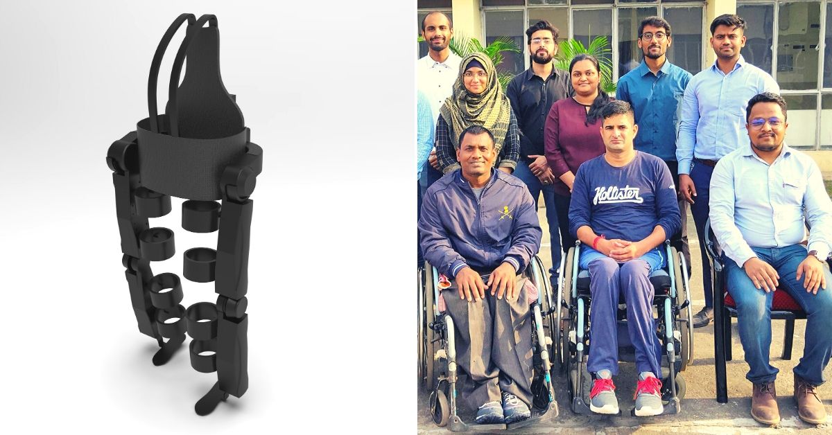 Delhi Startup’s AI-Powered Exoskeleton Can Help The Specially-Abled Walk Again