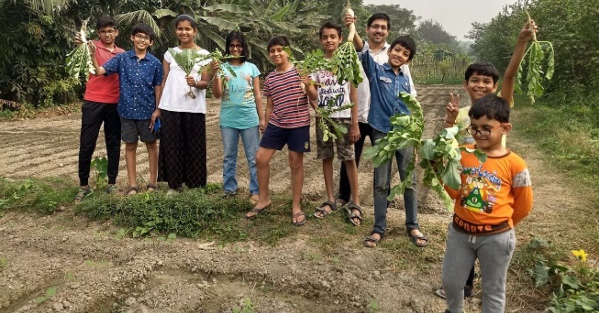 Kolkata Society Takes Kids From Textbooks to Fields, Teaches Them to Farm!