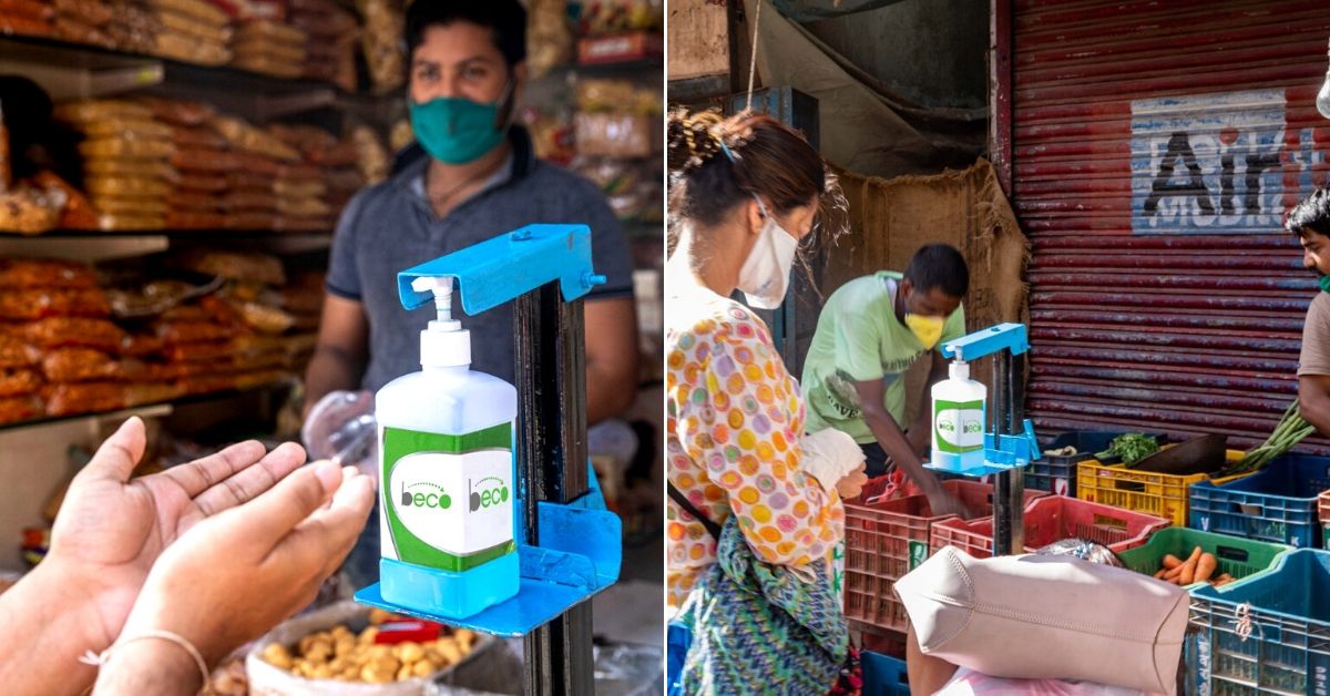 beco mumbai sanitizing stations