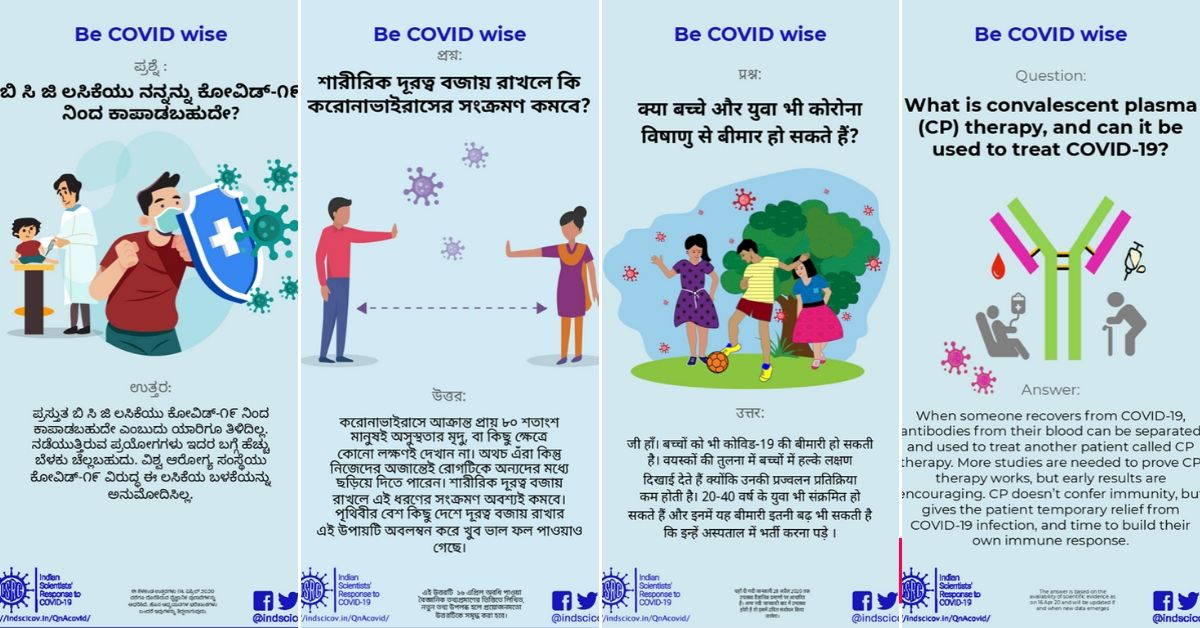 Indian Scientists' Response to COVID-19