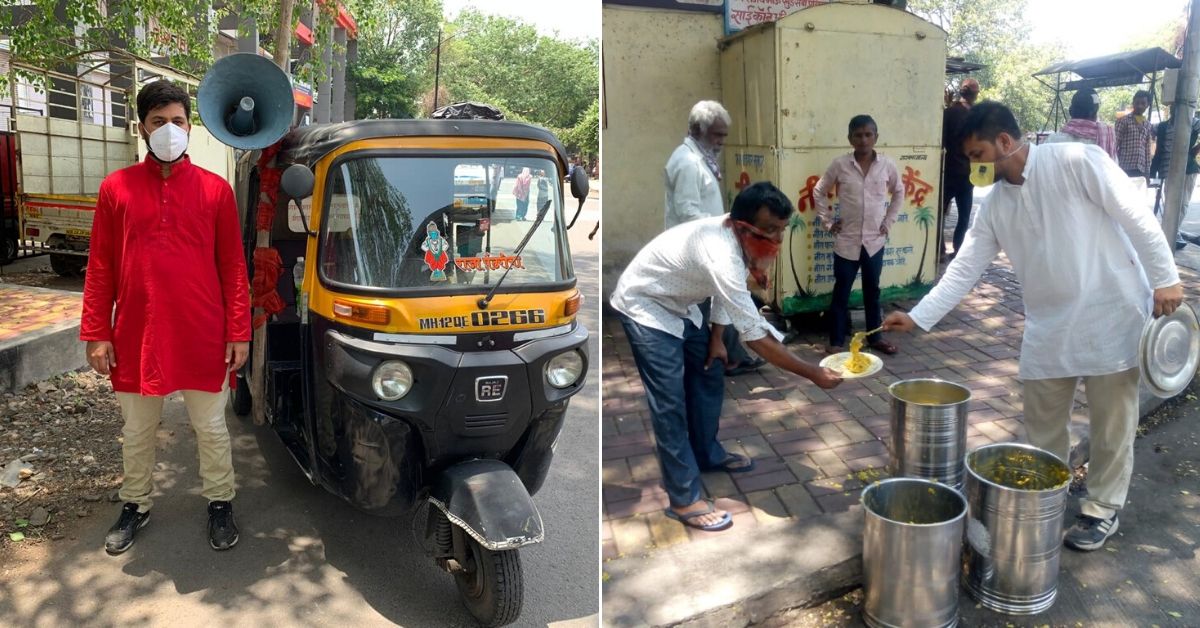 Lockdown: Pune Auto Driver Spends Rs 2 Lakh from Wedding Fund to Feed 350+ Daily