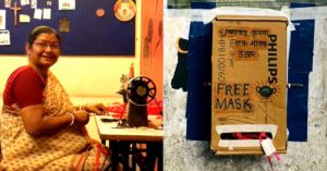 Delhi Homemaker & Her Son Set Up 'Mask Dispensaries,' Stitch 1200+ Masks for Free