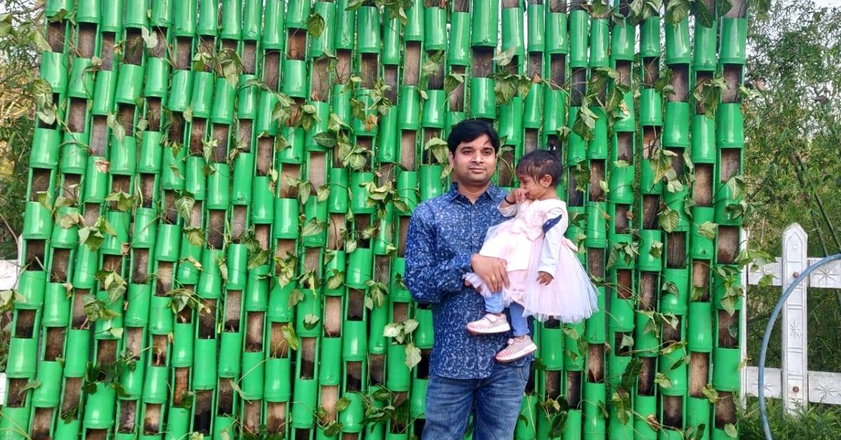 IFS Officer Shares How to Make a Low-Cost Vertical Garden with Bamboo