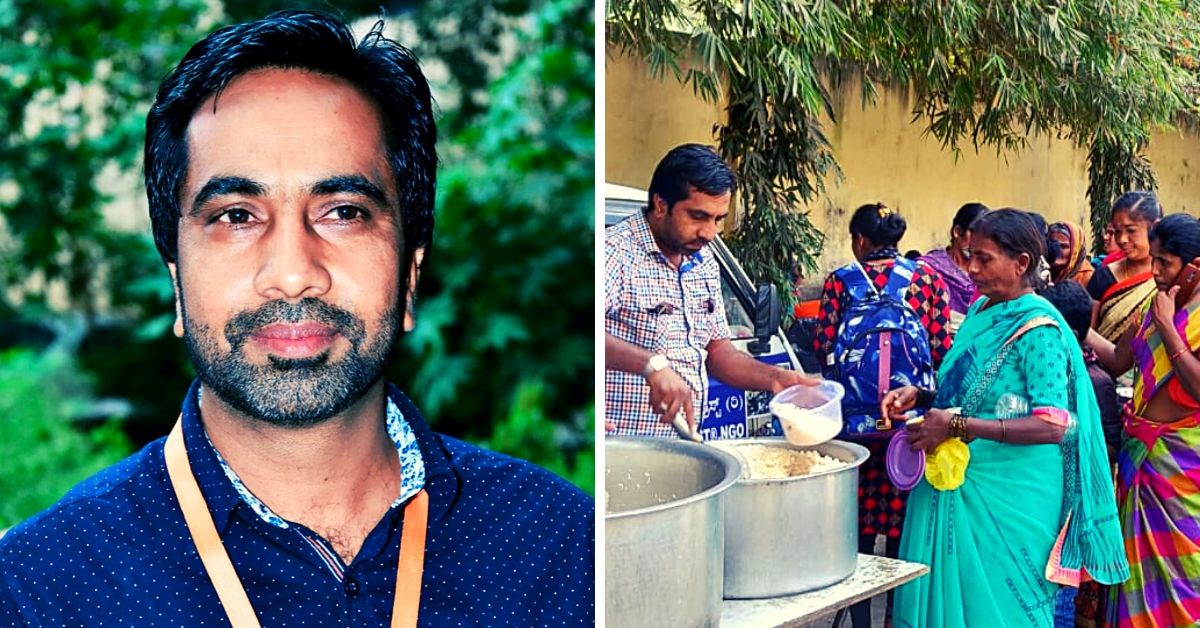 This Bengaluru Man Serves Free Lunch to 700 People Outside Hospitals Daily!