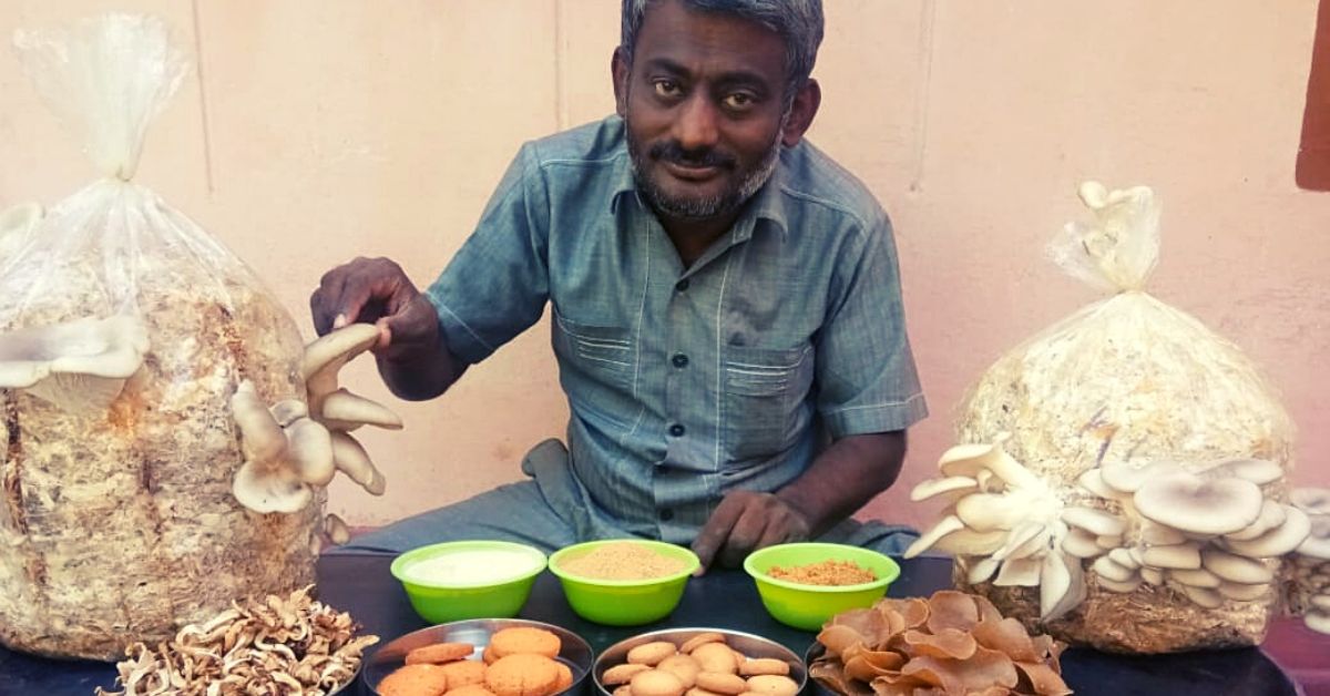 Disabled Man Quits Job To Turn Mushroom Farmer, Earns Profit & Awards