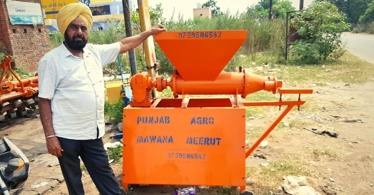 UP Man’s Device Turns Cow Dung Into ‘Wood’, Helps Farmers Earn Rs 8000/Month