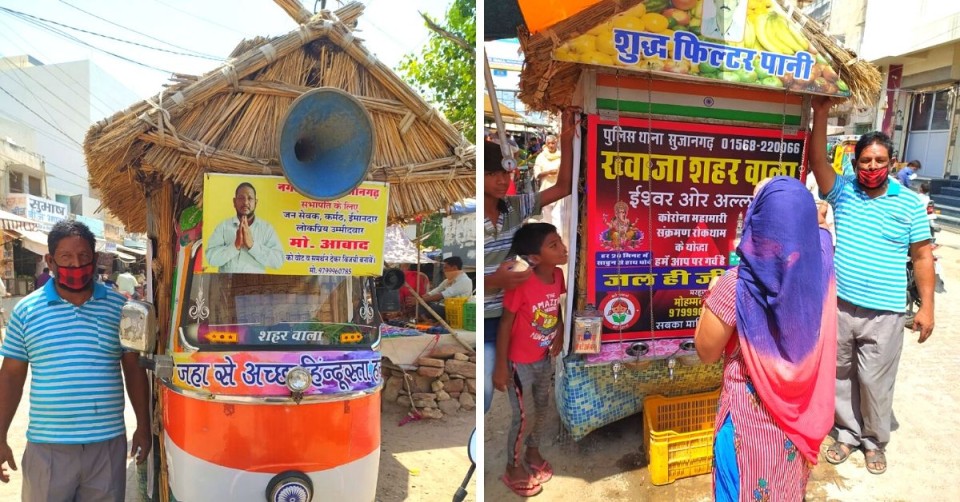 Man Turns Solar Auto into Water Hut, Gives Free Water to 3,000 People Daily