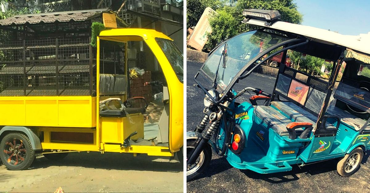 E-rickshaws have a 3-gear system