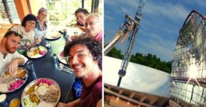 Unique 'Solar Bowl' Keeps Kitchen Cool Despite Using Steam to Cook 1,000 Meals a Day!