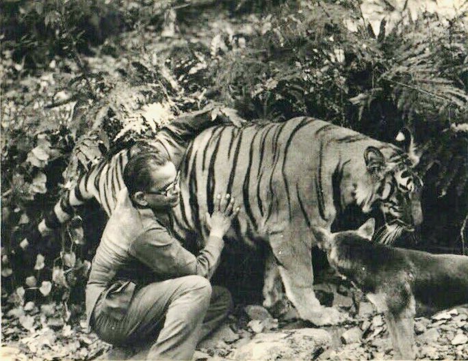 Saroj Raj Choudhury with Khairi 