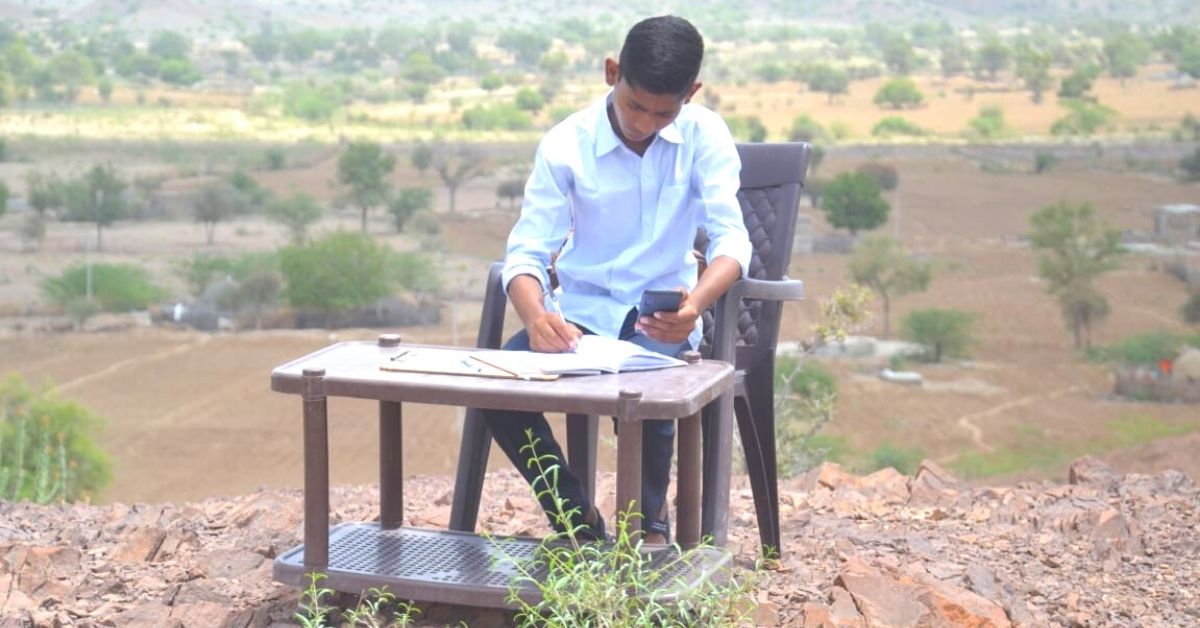 ‘Want To Be IAS Officer’: 12-YO Boy Who Climbs a Mountain Daily For Online Classes