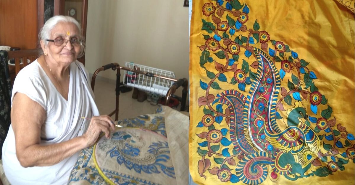 At 100, Great-Grandma Smashes Age Stereotypes With Hand-painted Saree Business
