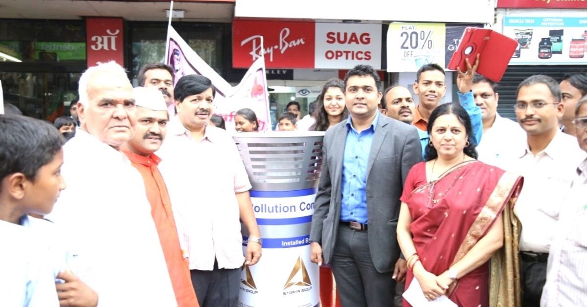 Pune Startup’s Partnership Model Fits Air Filters in Public Spaces For Free
