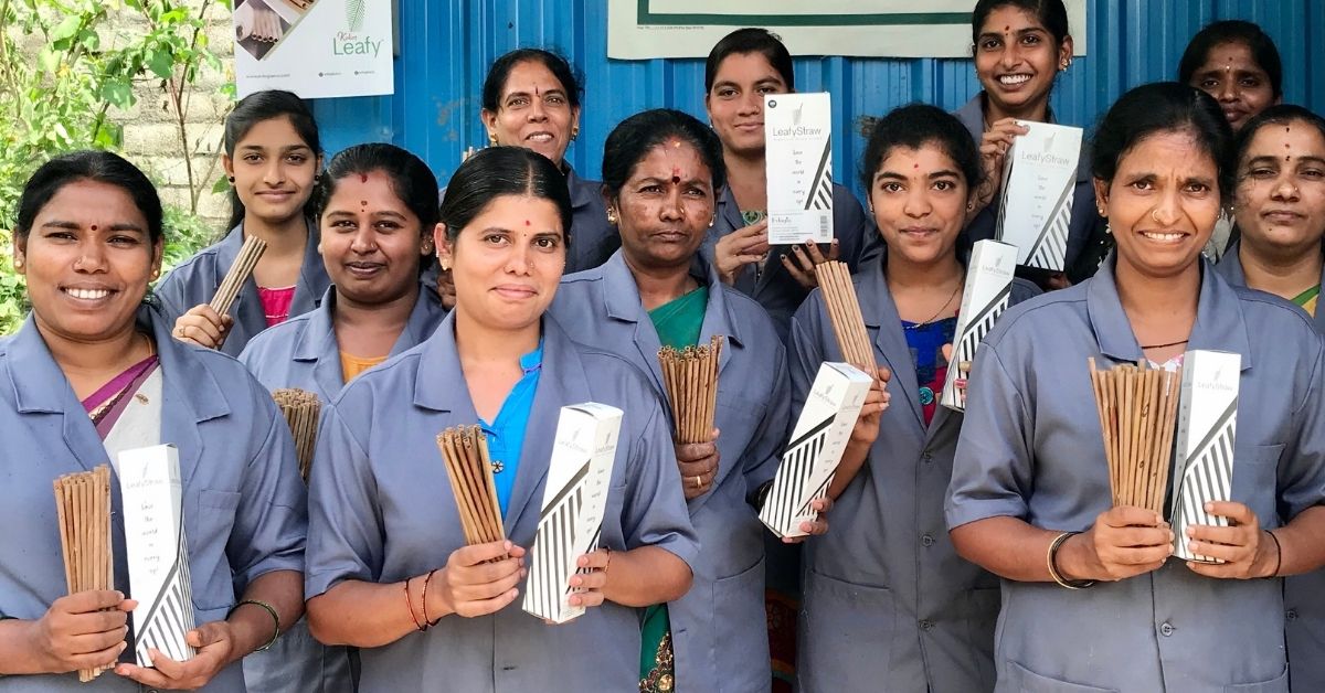 Bengaluru Startup is Making 10,000 Straws a Day, All From Fallen Coconut Leaves