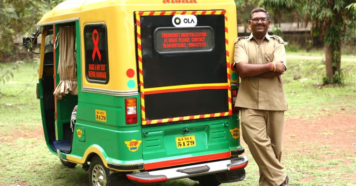 Karnataka Man Works 3 Jobs, Donates Blood & Ferries Patients At Night in His Auto