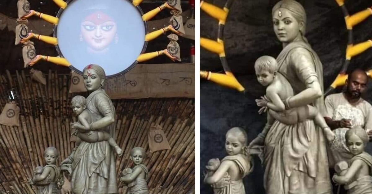 Kolkata Pandal Honours Migrant Mothers On Durga Puja, Wins The Internet