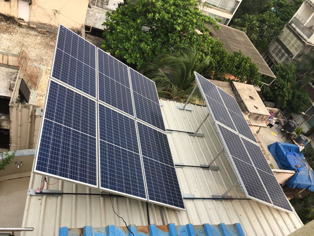 Solar panels to power EVs