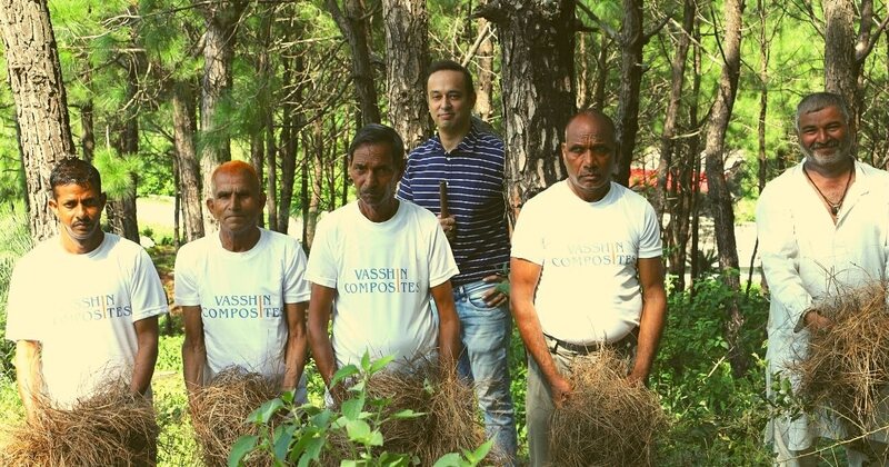 Himachal Duo Turn Pine Needles to Tableware