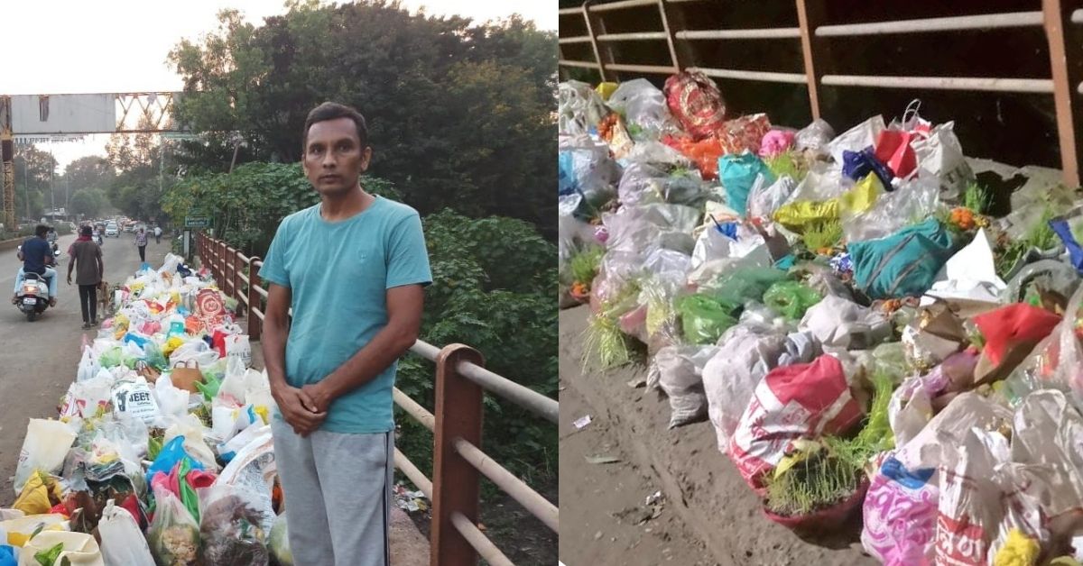 Stopping People From Throwing Trash Into Godavari, This Man Is The Hero India Needs
