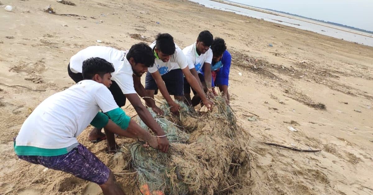 Odisha Group Clear 5 Tons of Beach Waste With Bare Hands