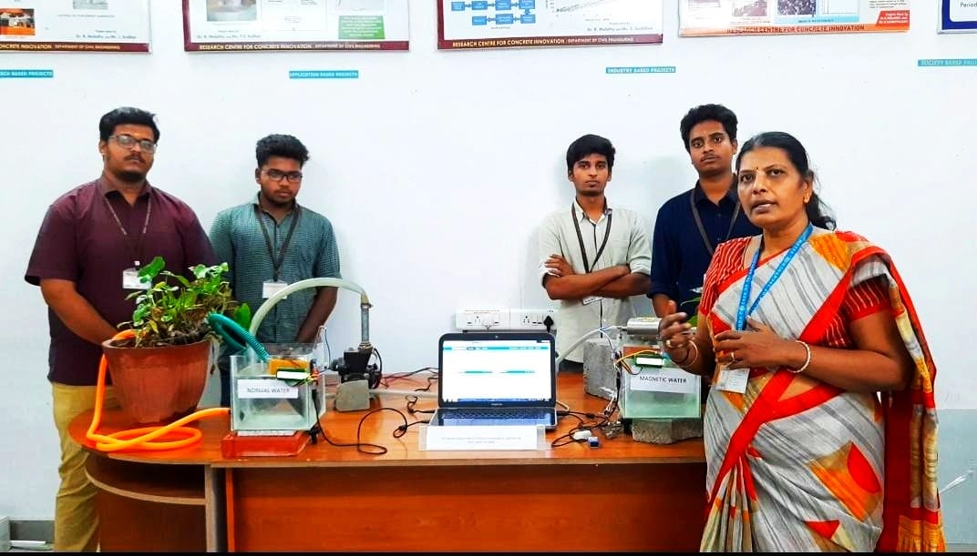 Tamil Nadu Students’ Magnetic Solution Turns Hard Water Soft, Increases Crop Yield