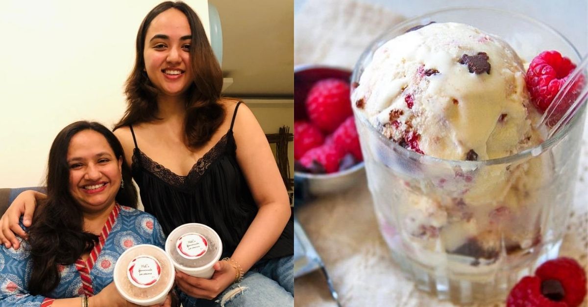 Gurgaon Mom-Daughter Duo Sell 400+ Tubs of Homemade Ice Cream During Lockdown