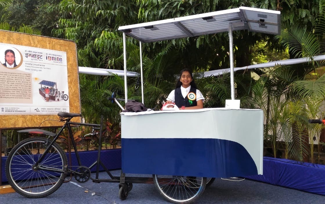 Solar Ironing Cart