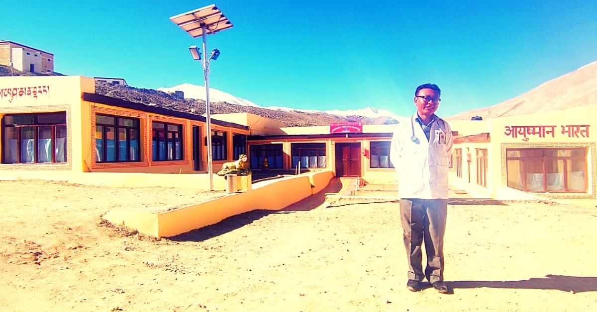 Ladakhi Doctor Singlehandedly Revamps Border Village’s Health Centre In 4 Months