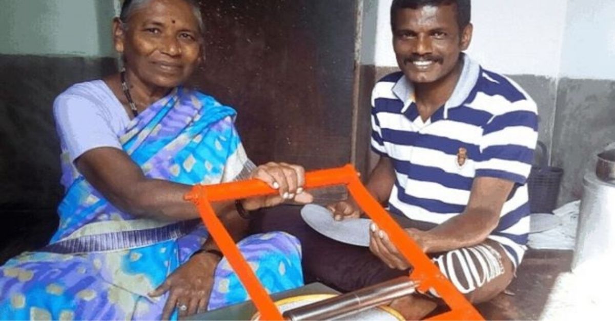 Man From Rural Karnataka Designs Innovative Roti Maker To Help His Mom
