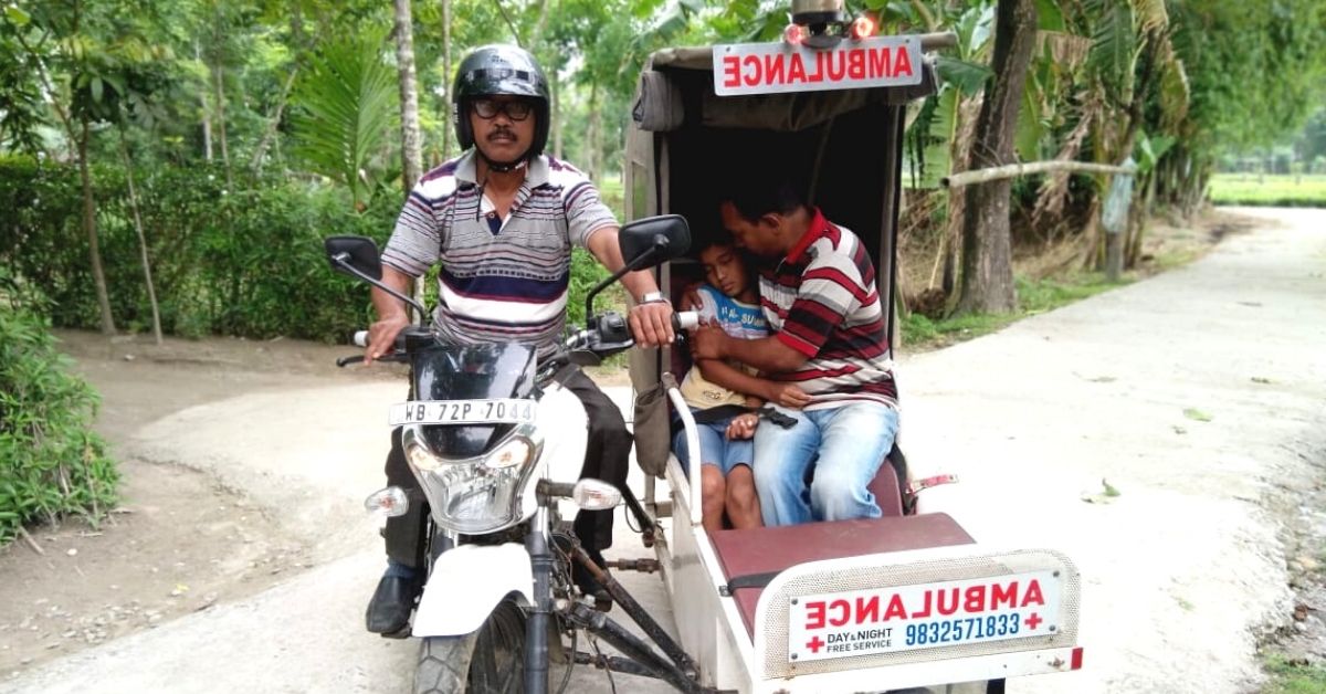 ‘Ambulance Dada’ Ferries Over 5500 Patients to Hospitals On His Motorbike