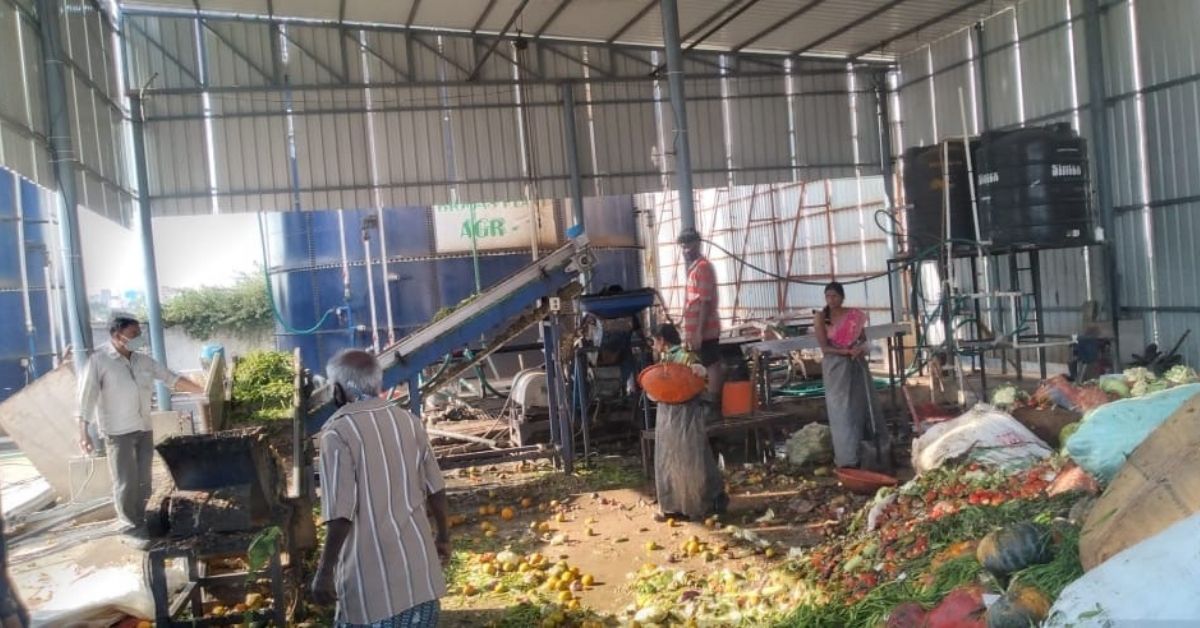 Hyderabad Market Turns 10 Tons of Waste Into Biogas Every Day; Powers 170 Shops