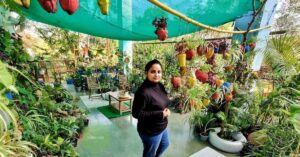 Bhopal Woman Grows 4000 Rare, Exotic Plants in Coconut Shells & Plastic Bottles