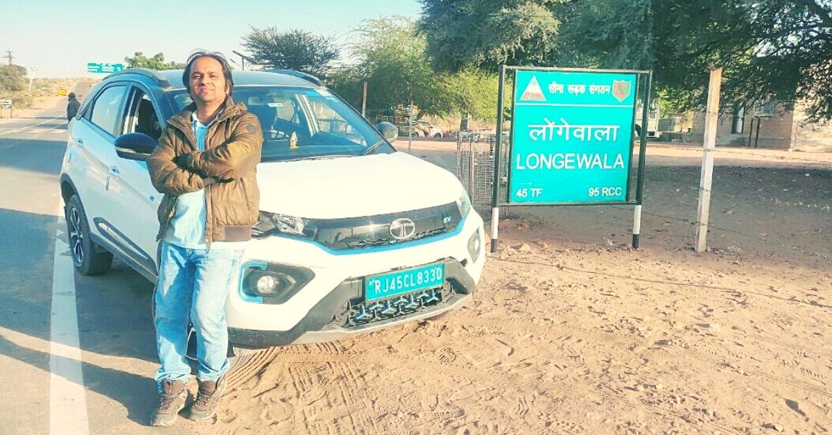 Jaipur Engineer's 1500 Km Road Trip in Electric Vehicle Costs Him Just