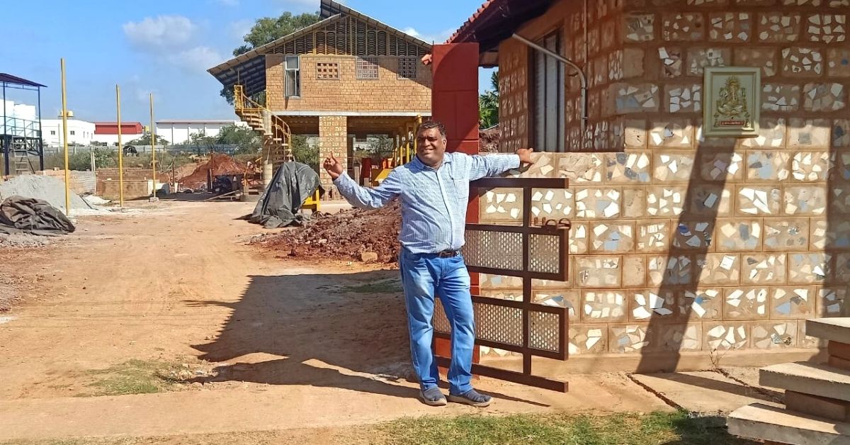 Mysuru Man’s Zero Waste Homes Made From Construction Debris Need No Fans or ACs