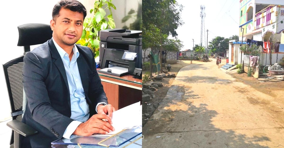 IRS Officer Toils for 10 Years To Give His Hamlet Its First-Ever Concrete Road