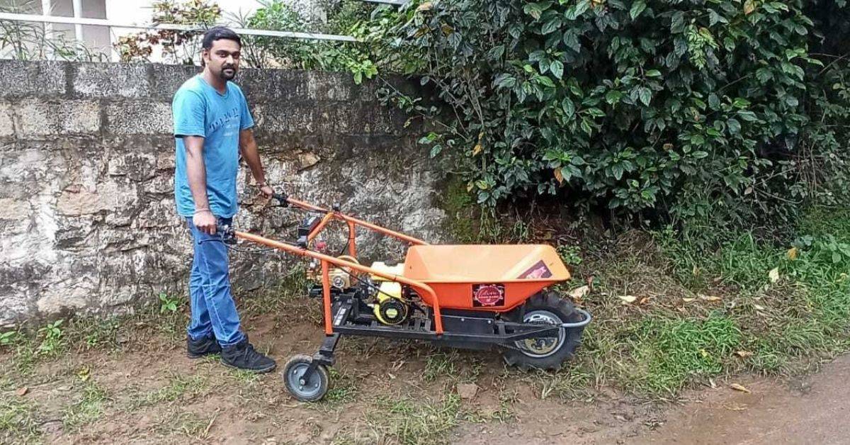 Kerala NRI Returnee Invents New ‘Engine’, Helps Farmers Till Soil & Fertilise Crops