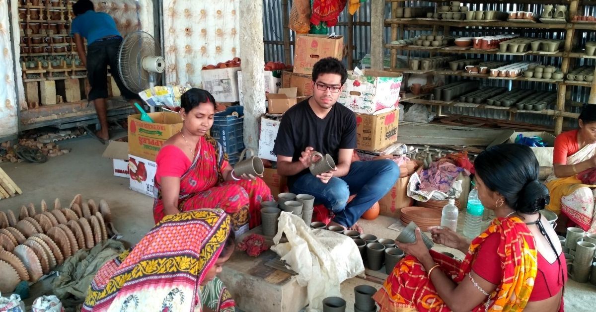 24-YO Exports Hand Painted Earthen Utensils, Giving Livelihoods To 10,000 Artisans