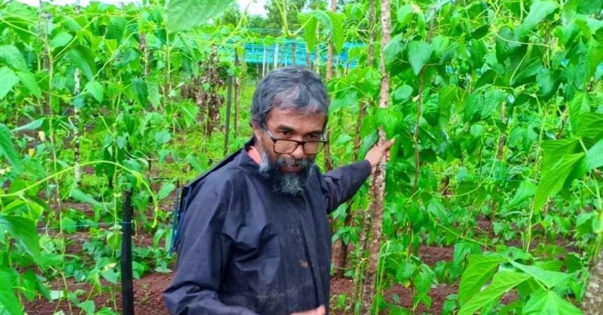 Meet Kerala’s ‘Mr Bean’: Journalist Cultivates 80 Varieties of Beans & Veggies