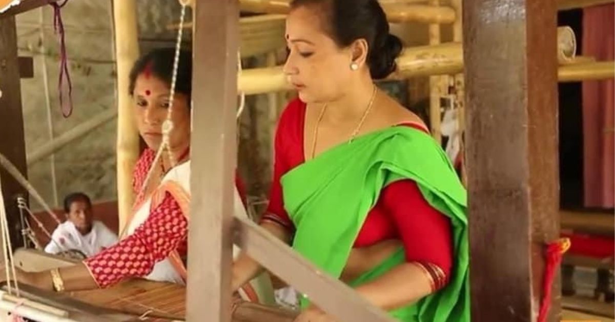 That Plastic Litter on the Streets? Kaziranga Woman Is Turning It Into Traditional Handloom