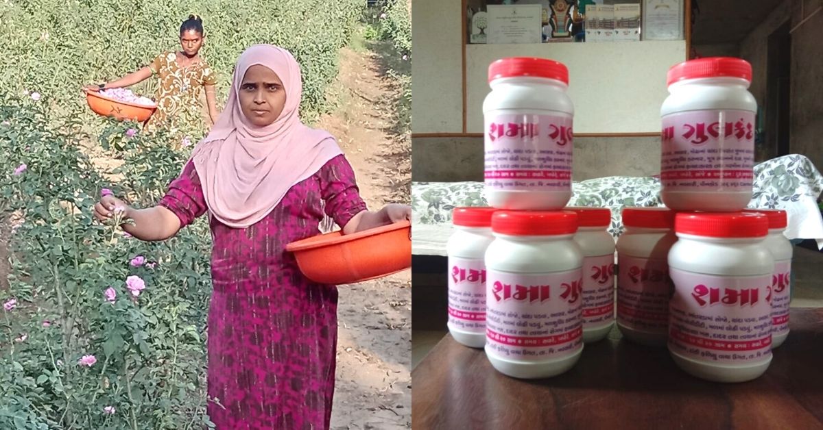 Struggling to Feed Kids, Couple Grows Organic Roses to Sell Special Homemade Gulkand