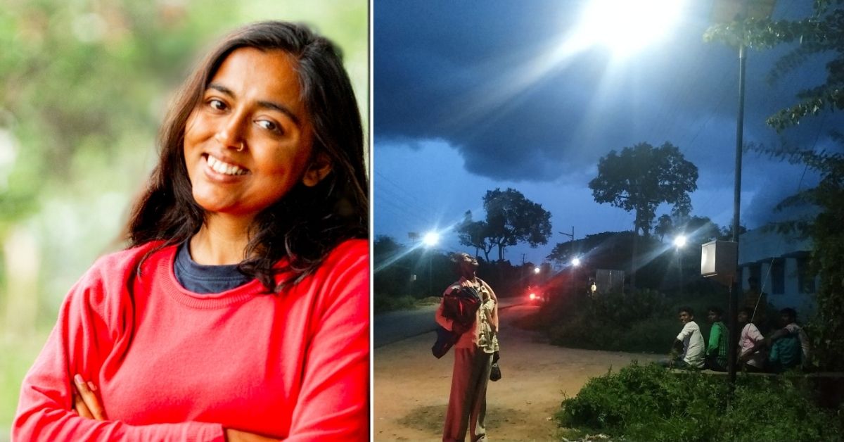 Bengaluru Woman’s All-New Streetlight Does The Job of 3 Regular Ones & Saves Energy