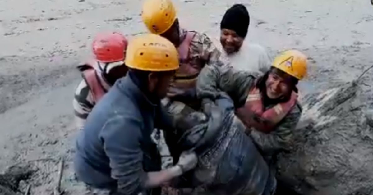 Chamoli Glacier Burst: ITBP’s Inspiring Chant as They Rescue 12 Trapped in Tapovan Tunnel
