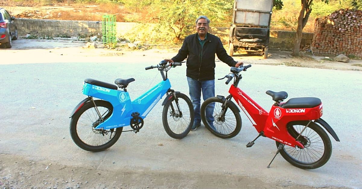 With Battery Range of 100 KM, Delhi EV Startup’s E-Cycle is Unlike Any in India