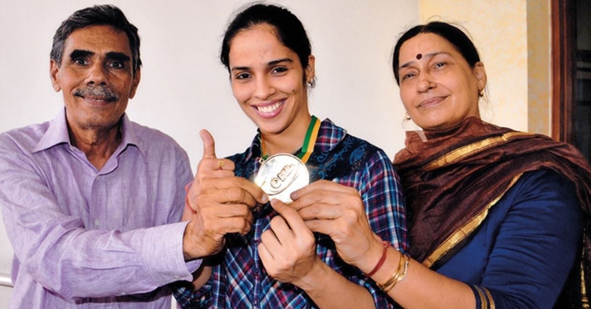 Saina Nehwal Family Photo