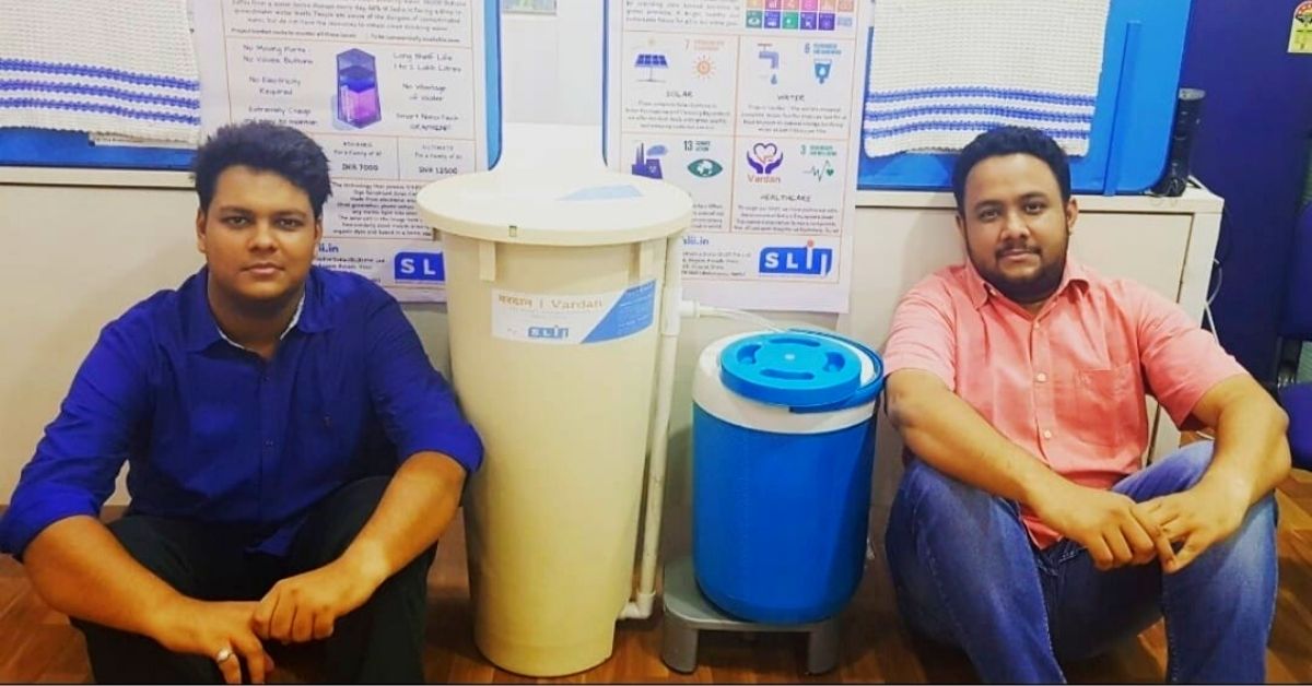 Gujarat Startup’s Water Purifier Can Clean 1 Lakh Litres Of Water, Has Minimal Maintenance Cost
